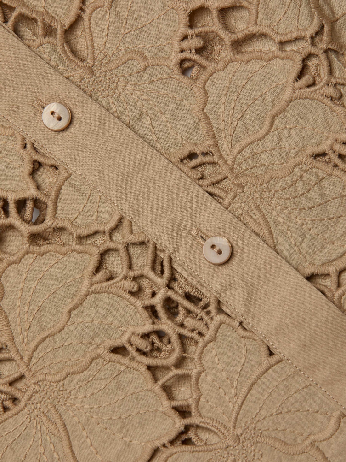 Seychelle Cropped Lace Blouse