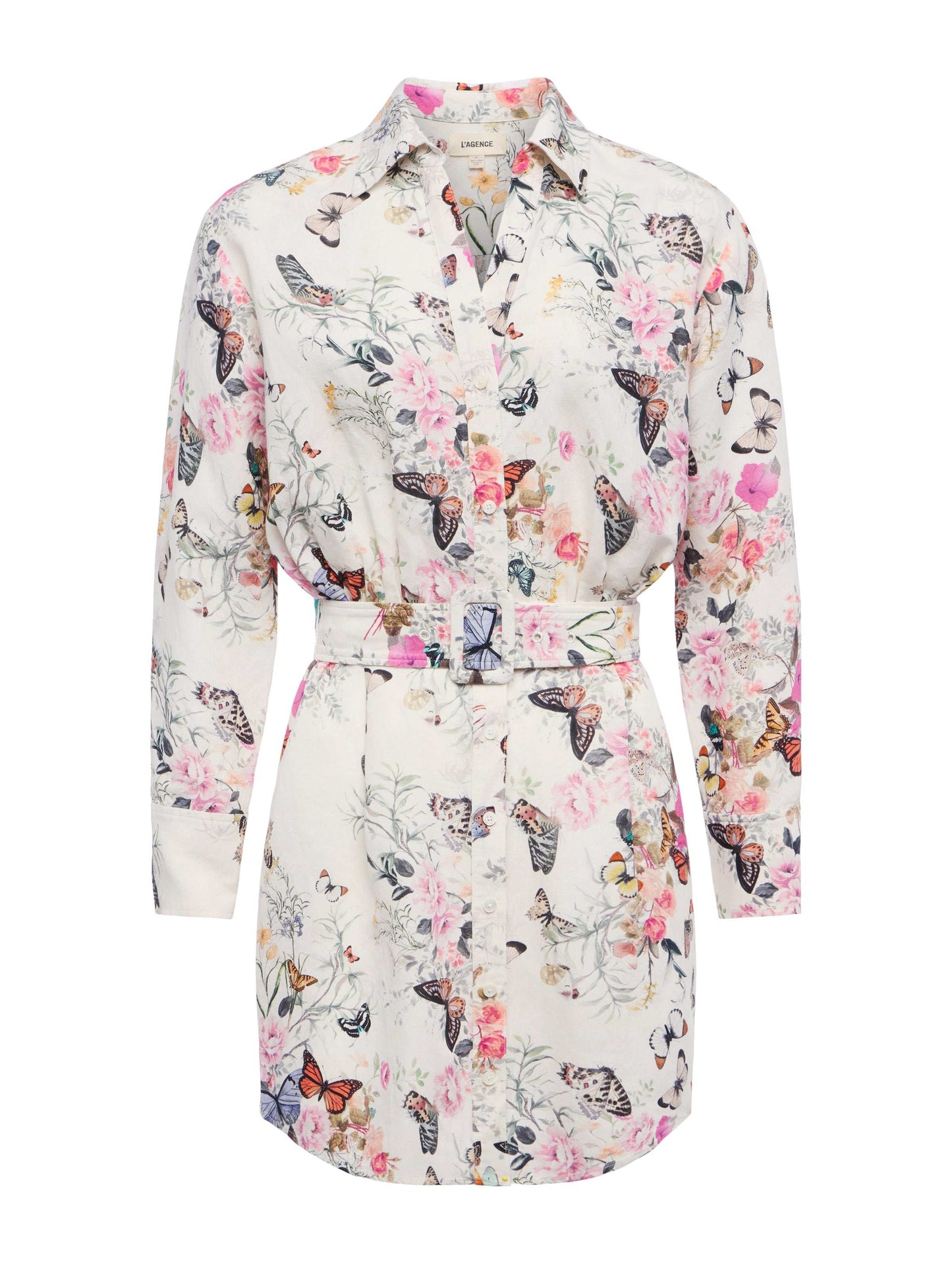 Demie Linen-Blend Shirt Dress